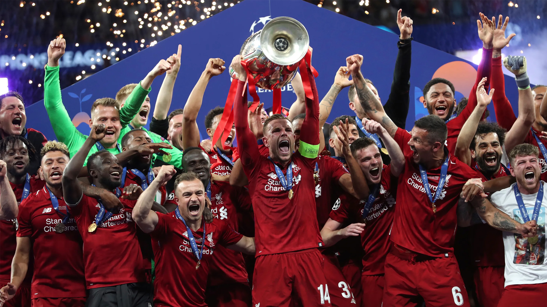 Liverpool win the Champions League!
