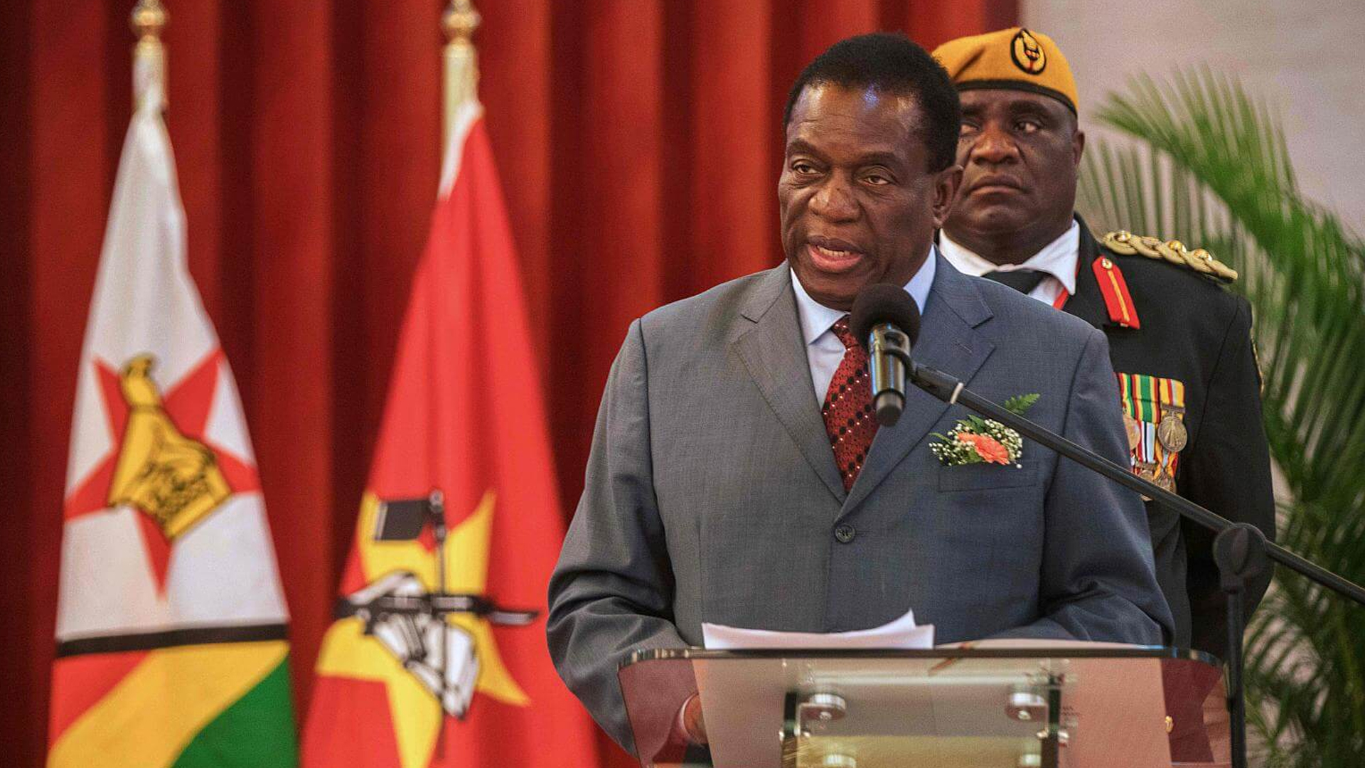 President Mnangagwa in Mozambique
