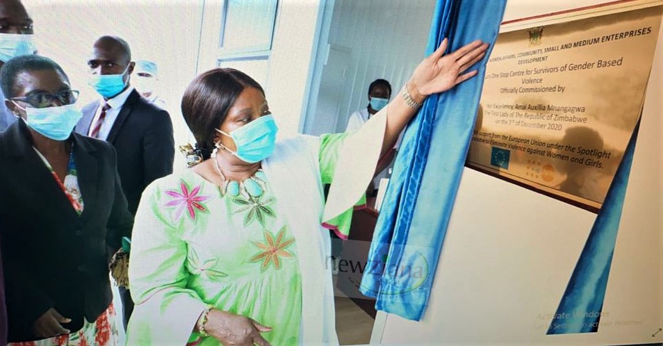 First Lady A Mnangagwa opens GBV clinic in Bindura