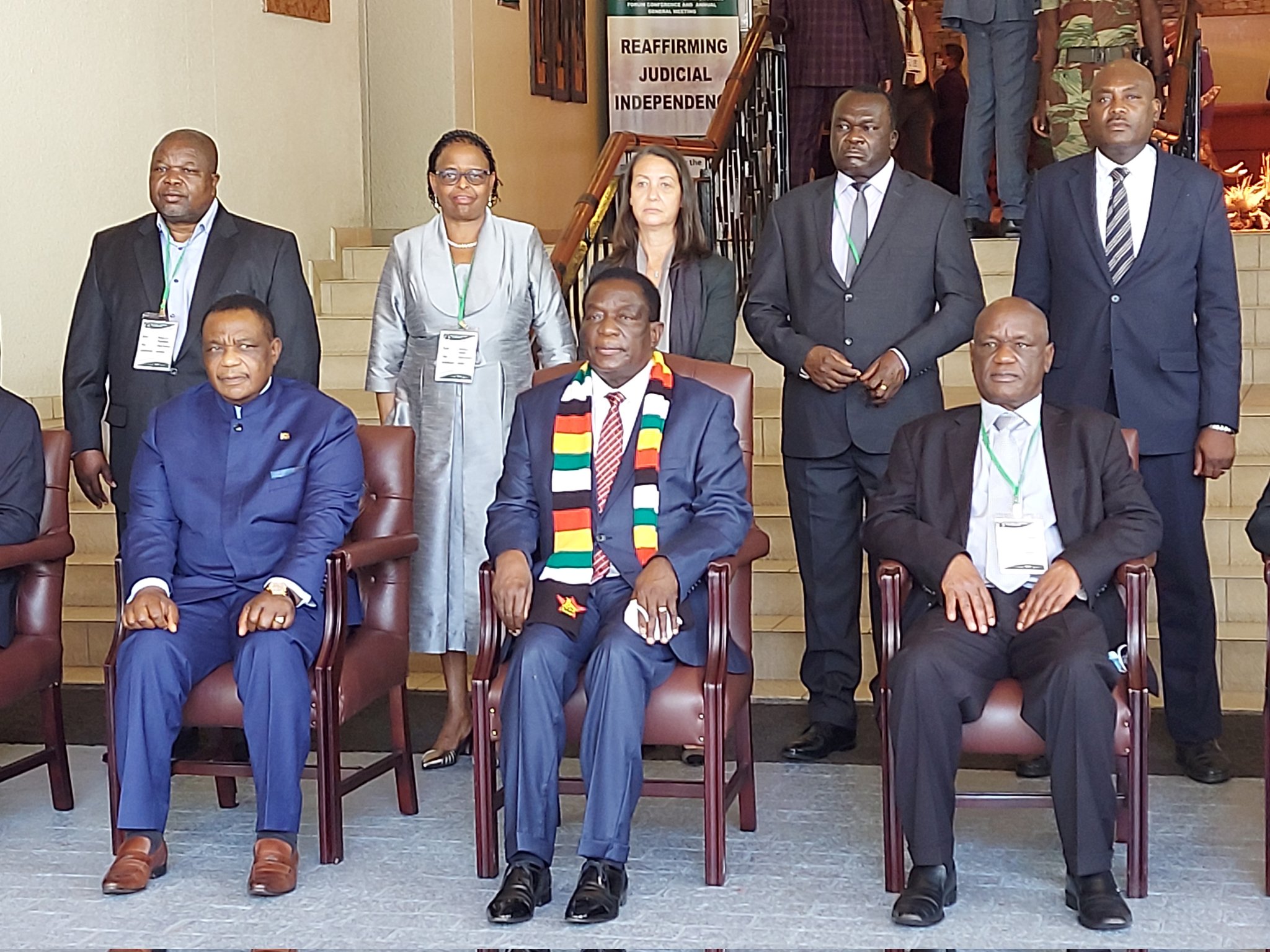 President Mnangagwa re-affirms judicial independence