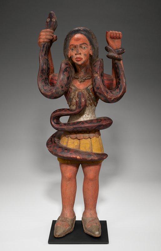 Pungwe-Pic-Sculpture of the African water spirit Mami Wata. Nigeria (Igbo). 1950s. Wood, pigment. Original in the Minneapolis Institute of Art