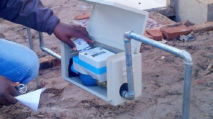 Times-Pic-Pre-paid water metres under a pilot project