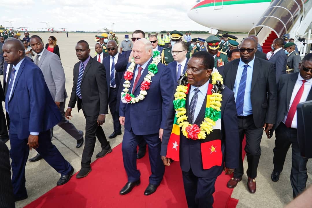 Belarus President Lukashenko in Zim