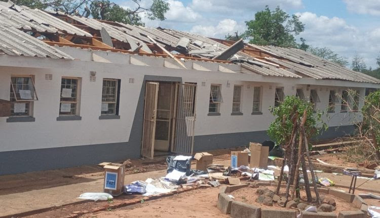 Nehanda-Pic-Government to mobilise funds to repair classroom damaged by rains such as these