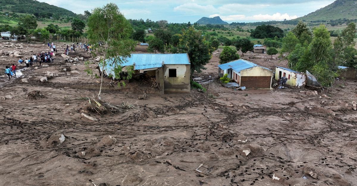 Damages by Cyclone Freddy in Malawi