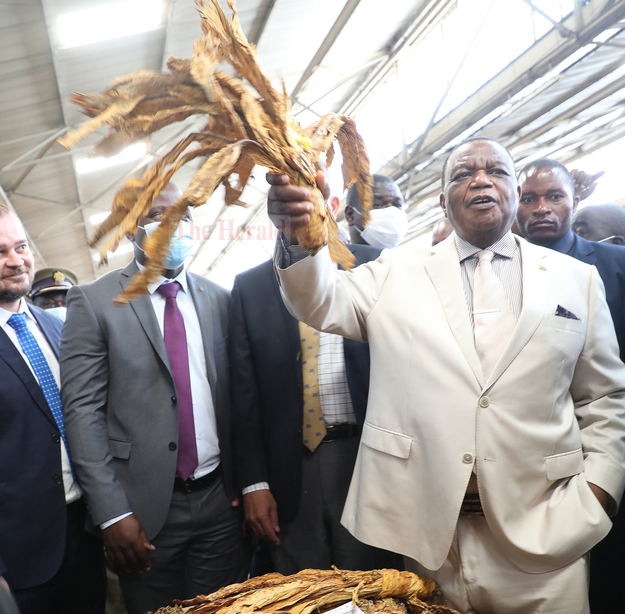 VP Chiwenga at the 2023 tobacco sales opening