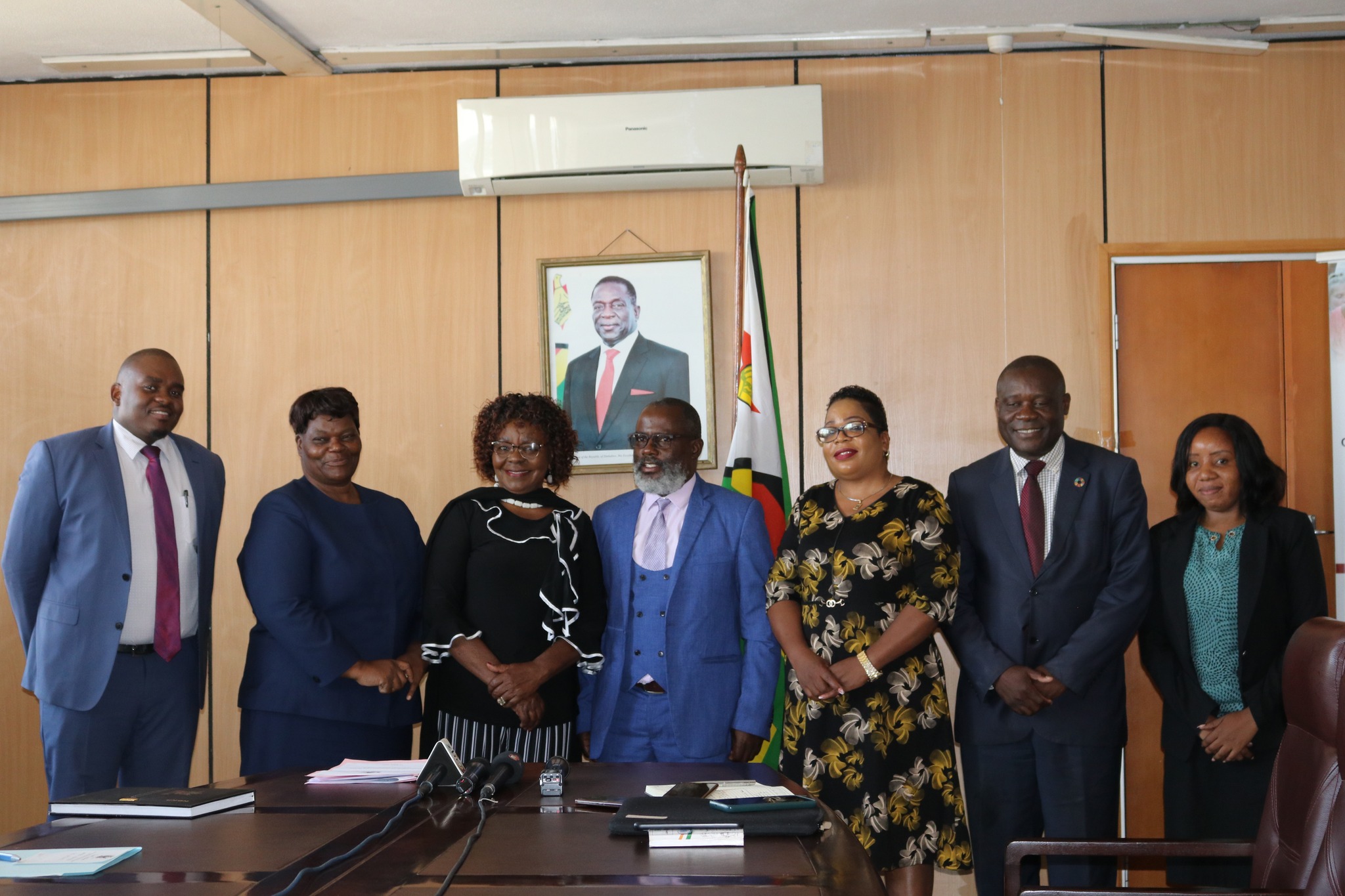 Minister Nyoni and SMEs advisory council members