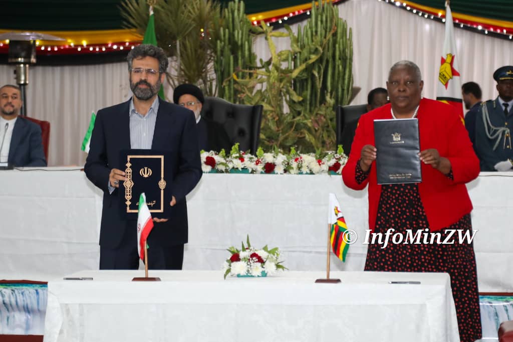 Iran Zim ink 12 MOUs