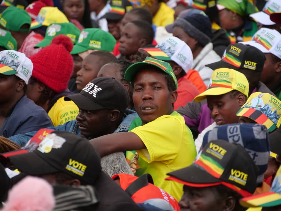 Zanu PF supporters
