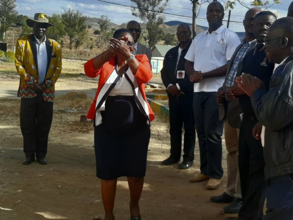 Nehanda July 31 – Minister Mavhunga arrives for the graduation of the 40 youths