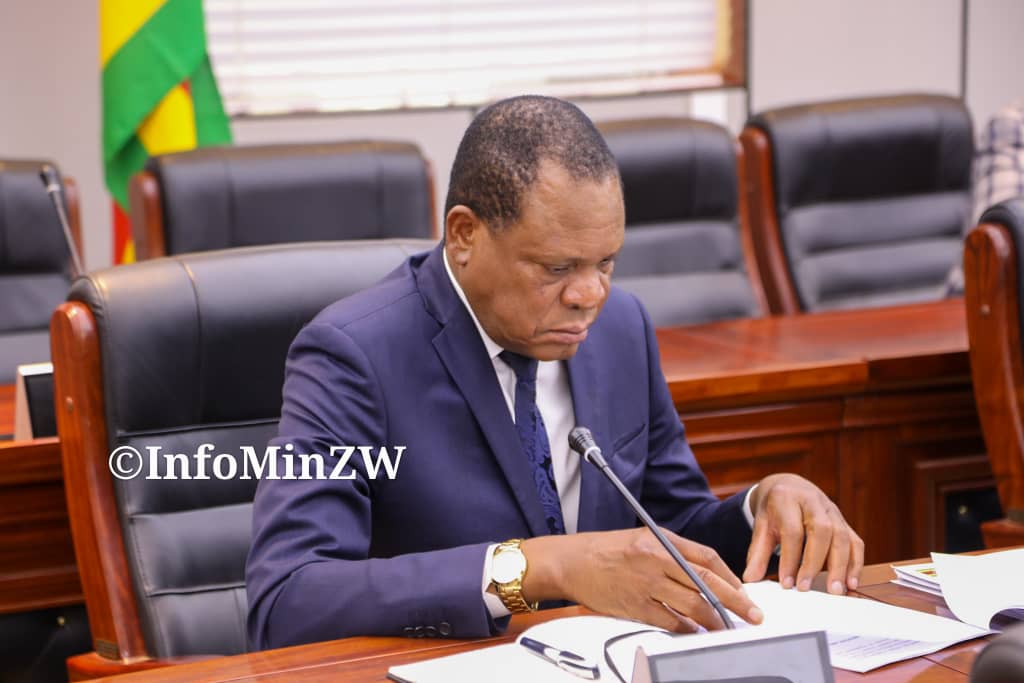 Agric minister Anxious Masuka at PCB